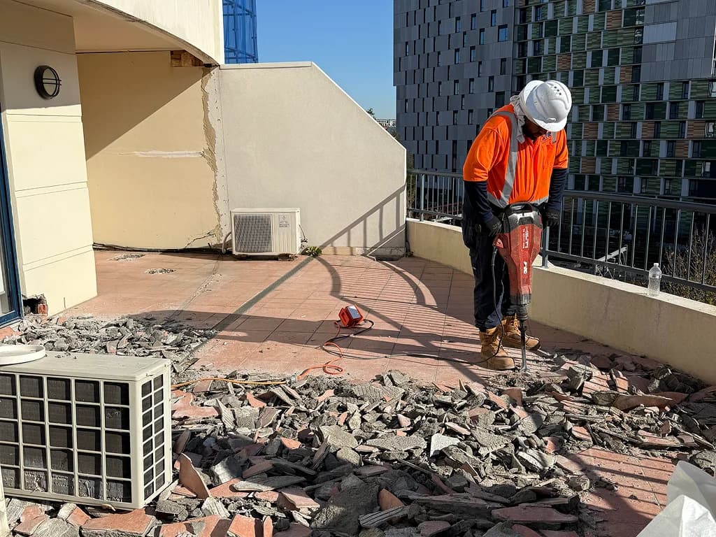 Removal of Flooring